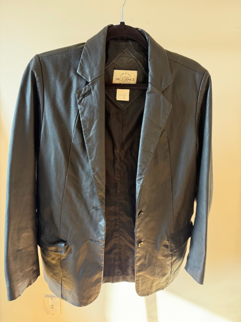 Women’s Black Real Leather